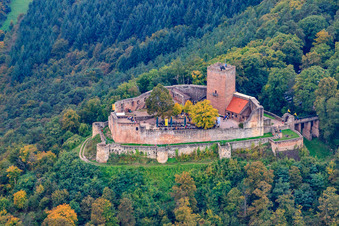Ruins of Landeck Castle in Klingenmünster in the state Rhineland-Palatinate, Germany
