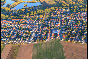 Gottfried-Tulla-Straße in the district Sondernheim in Germersheim in the state Rhineland-Palatinate, Germany