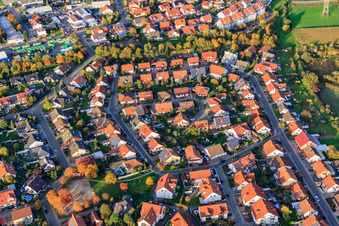 Pfarrer-Wetzel-Straße in Rülzheim in the state Rhineland-Palatinate, Germany