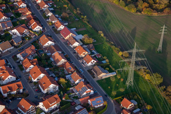 Robert-Seither-Straße in Rülzheim in the state Rhineland-Palatinate, Germany