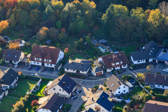 South Ring in Rülzheim in the state Rhineland-Palatinate, Germany from the drone perspective
