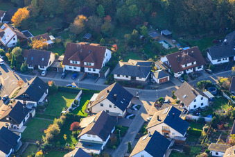South Ring in Rülzheim in the state Rhineland-Palatinate, Germany from a drone