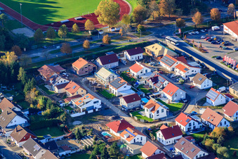 On the Kastanienallee in Rülzheim in the state Rhineland-Palatinate, Germany