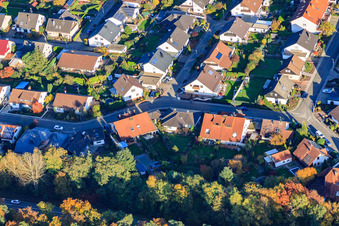Aerial photograpy of South Ring in Rülzheim in the state Rhineland-Palatinate, Germany
