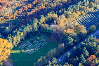 Cemetery at Dieterskirchel in Rülzheim in the state Rhineland-Palatinate, Germany