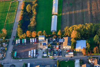 Industrial area Am Kleinwald x Bruchweg in Herxheim bei Landau in the state Rhineland-Palatinate, Germany