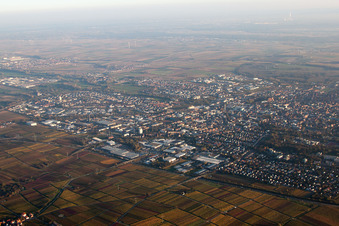 Landau from the north in Landau in der Pfalz in the state Rhineland-Palatinate, Germany