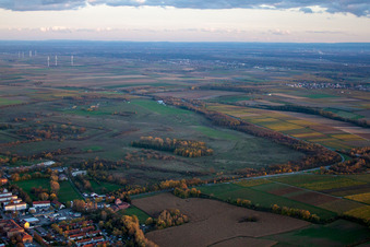 Gliding site at Ebenberg in Landau in der Pfalz in the state Rhineland-Palatinate, Germany