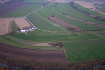 Linkenheim Airport EDRI in Linkenheim-Hochstetten in the state Baden-Wuerttemberg, Germany