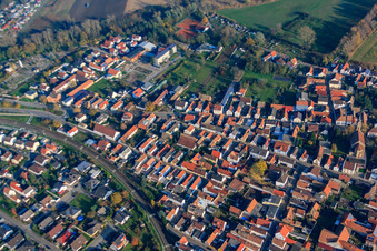 Kirchstr in the district Sondernheim in Germersheim in the state Rhineland-Palatinate, Germany