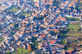 Schulzenstraße x Kreuzstr in Hördt in the state Rhineland-Palatinate, Germany