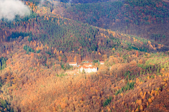 Specialist clinic Eußerthal in Eußerthal in the state Rhineland-Palatinate, Germany out of the air