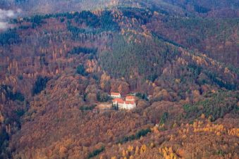 Bird's eye view of Specialist clinic Eußerthal in Eußerthal in the state Rhineland-Palatinate, Germany