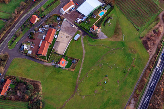 Statue of Liberty on the B10 in Albersweiler in the state Rhineland-Palatinate, Germany