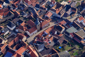 Protestant Church Frankweiler in Weinstr in Frankweiler in the state Rhineland-Palatinate, Germany