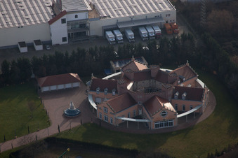 Drone image of Landau North in Landau in der Pfalz in the state Rhineland-Palatinate, Germany