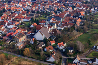 Church of St. Joseph in Offenbach an der Queich in the state Rhineland-Palatinate, Germany