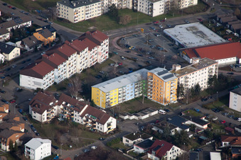 Konrad-Adenauer-Straße in Germersheim in the state Rhineland-Palatinate, Germany