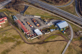 Road maintenance department in Lingenfeld in the state Rhineland-Palatinate, Germany