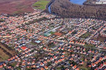 Indoor swimming pool of the VG Lingenfeld at the primary school Lingenfeld and the secondary school plus Lingenfeld in Lingenfeld in the state Rhineland-Palatinate, Germany