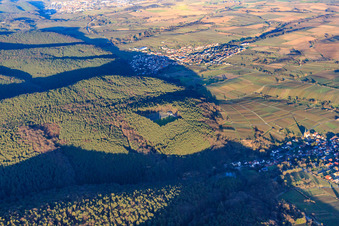 Football field in the forest of SV Schweigen-Rechtenbach 1929 eV in the district Rechtenbach in Schweigen-Rechtenbach in the state Rhineland-Palatinate, Germany