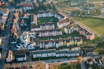 Joseph von Eichendorff Way in Rastatt in the state Baden-Wuerttemberg, Germany