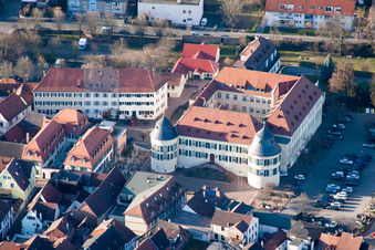 Town Hall building of the city administration und Verbandsgemeindeverwaltung in Bad Bergzabern in the state Rhineland-Palatinate