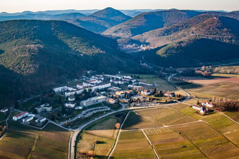 Palatinate Clinic in Klingenmünster in the state Rhineland-Palatinate, Germany out of the air