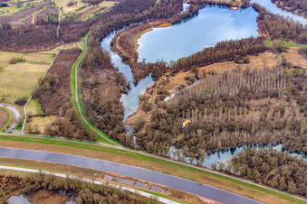 Murg and Gäns-Rhine in Steinmauern in the state Baden-Wuerttemberg, Germany