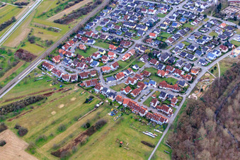 Lark Path in Ötigheim in the state Baden-Wuerttemberg, Germany