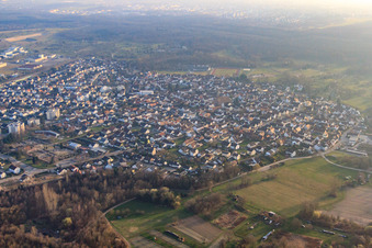 Mühlstr in Ötigheim in the state Baden-Wuerttemberg, Germany