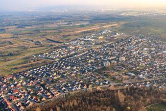 Steinäckerstr in Ötigheim in the state Baden-Wuerttemberg, Germany