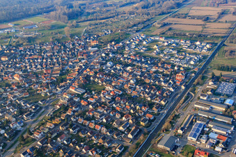 B3 and Badenstr in Bietigheim in the state Baden-Wuerttemberg, Germany