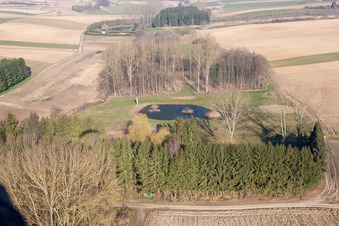 Bird's eye view of Siegen in the state Bas-Rhin, France