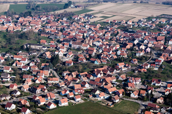 Village view in Surbourg in the state Bas-Rhin, France
