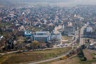 Hospital grounds of the Clinic Epilepsiezentrum Kork in the district Kork in Kehl in the state Baden-Wurttemberg, Germany