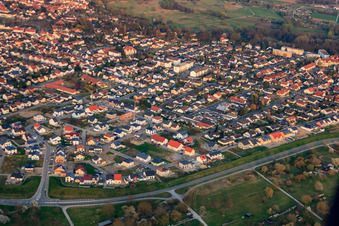 Forstlandallee in Jockgrim in the state Rhineland-Palatinate, Germany