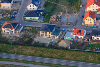 Falkenweg x Forstlandallee in Jockgrim in the state Rhineland-Palatinate, Germany