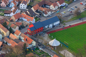 TSG Jockgrim football pitch in Jockgrim in the state Rhineland-Palatinate, Germany