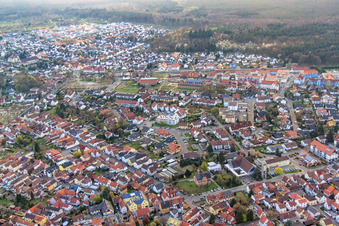 Maximilianstraße x Schillerstr in Jockgrim in the state Rhineland-Palatinate, Germany