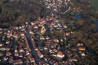 Lauterbourg in the state Bas-Rhin, France out of the air