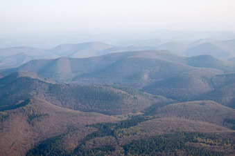 Drone recording of Nehwiller-près-Wœrth in the state Bas-Rhin, France