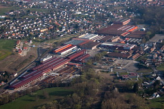 Reichshoffen in the state Bas-Rhin, France out of the air