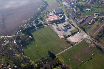 Municipal Stadium in Durrenbach in the state Bas-Rhin, France