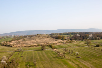 Drone recording of Gunstett in the state Bas-Rhin, France