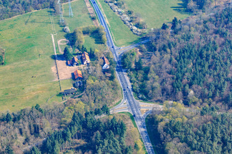 Former forester's house in the Bienwald: Langenberg in Wörth am Rhein in the state Rhineland-Palatinate, Germany