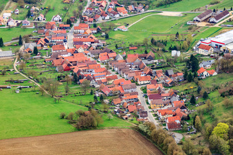 Ortsstr in Dingsleben in the state Thuringia, Germany