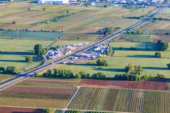 Serways Rest Area Pfälzer Weinstrasse on the A65 in Edesheim in the state Rhineland-Palatinate, Germany