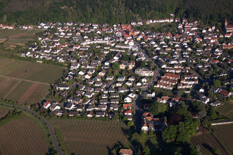 District Königsbach in Neustadt an der Weinstraße in the state Rhineland-Palatinate, Germany out of the air