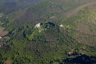 District Diedesfeld in Neustadt an der Weinstraße in the state Rhineland-Palatinate, Germany from a drone